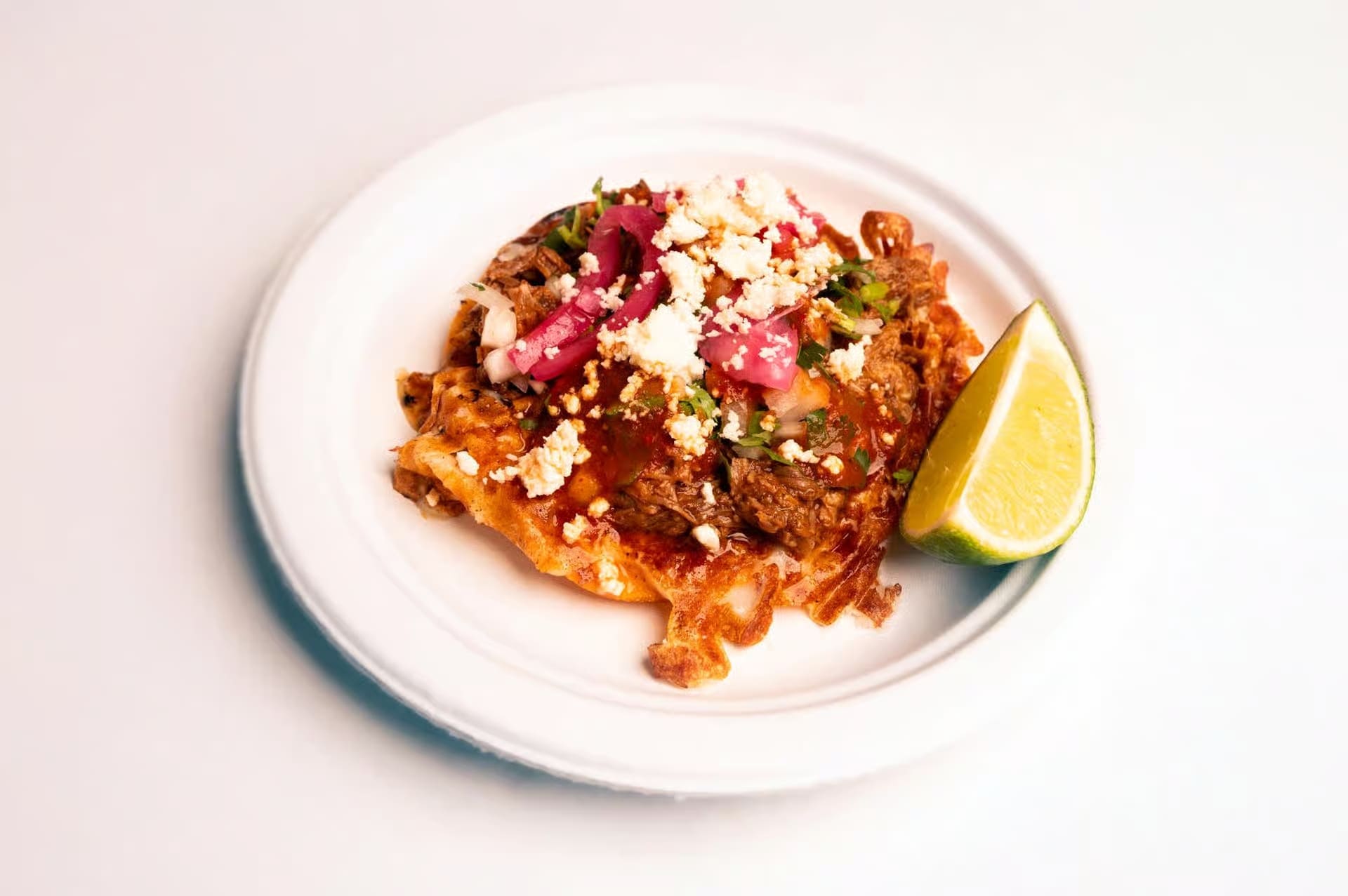 Tostada Beef Birria